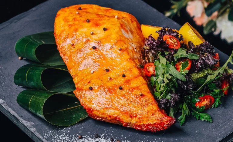 Honey Garlic Glazed Salmon