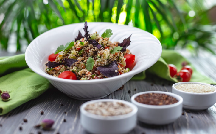 quinoa and black bean bowl
