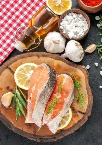 Salmon with Garlic