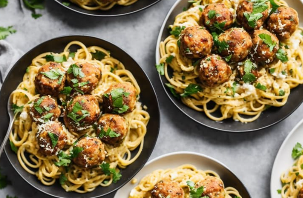 Lemon Chicken Ricotta Meatballs