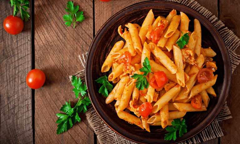 One-Pot Tomato Basil Turkey Pasta