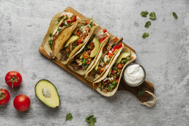 mint lamb tacos