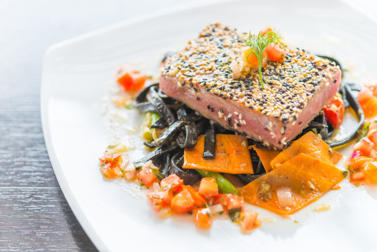 herb crusted salmon