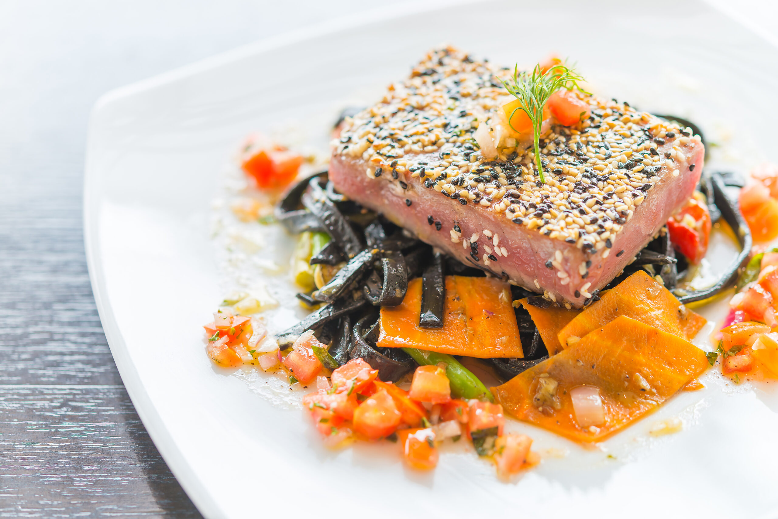 herb crusted salmon