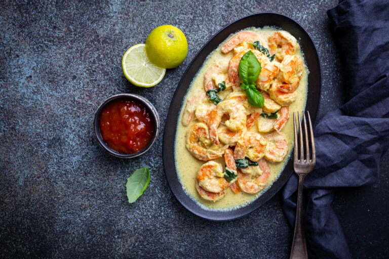 Garlic Shrimp Gratin