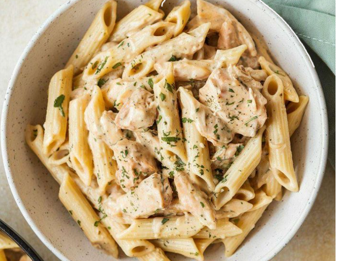 Chicken Bacon Ranch Pasta Salad