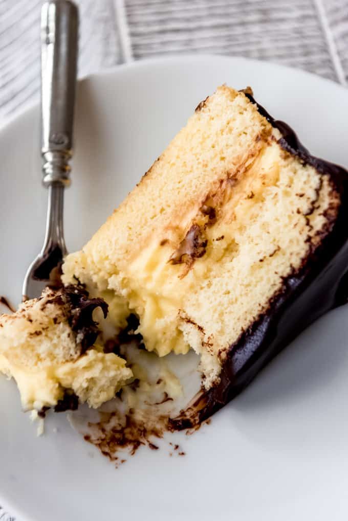 Boston Cream Cake Recip