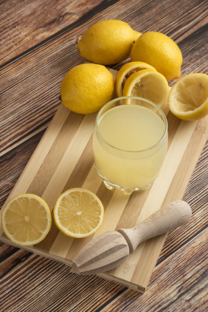 Lemon Juice and ACV Drink