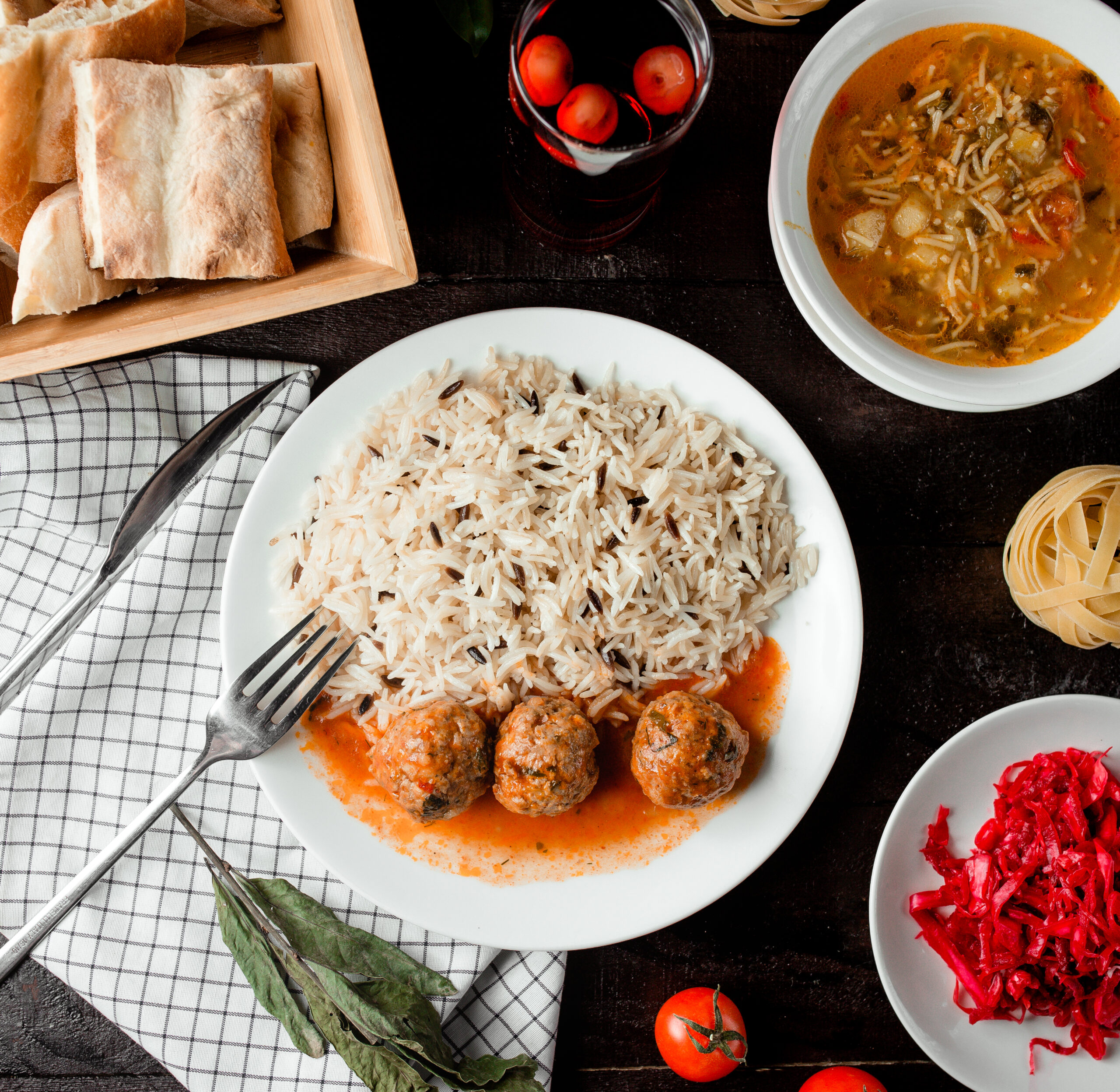 Turkish Meatballs with Rice