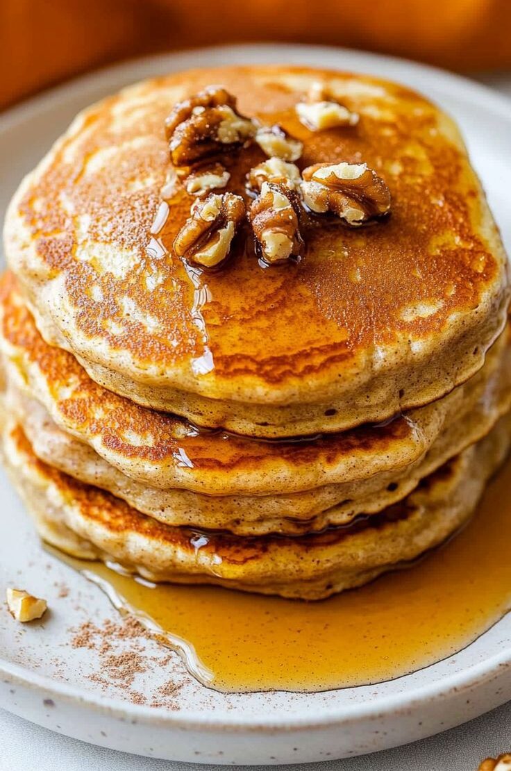 Easy Pumpkin Sausage Pancakes