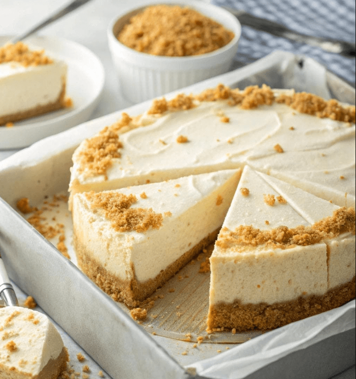 3 Ingredient No Bake Cheesecake