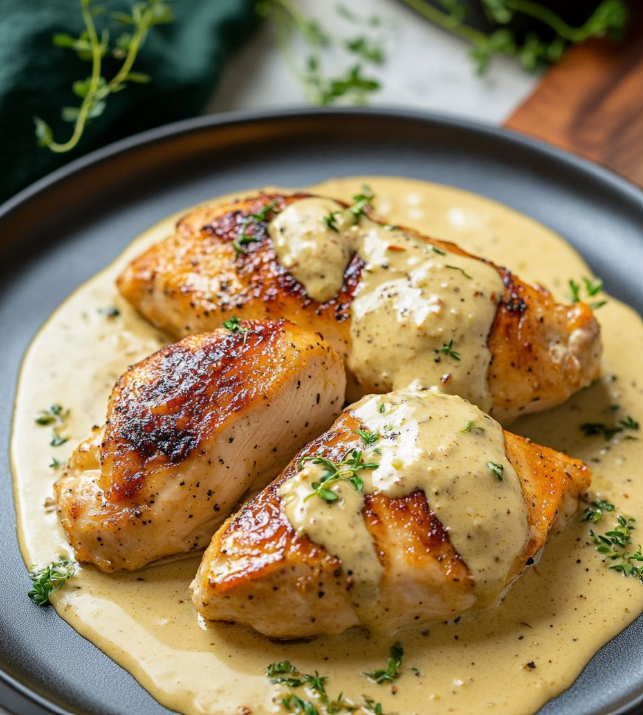 Creamy Dijon Mustard Chicken
