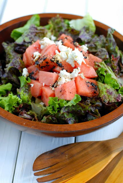 Shrimp Goat Cheese Watermelon Salad Stack