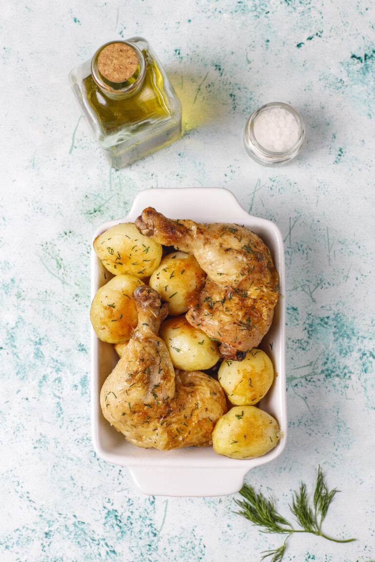 Baked Chicken Leg Quarters
