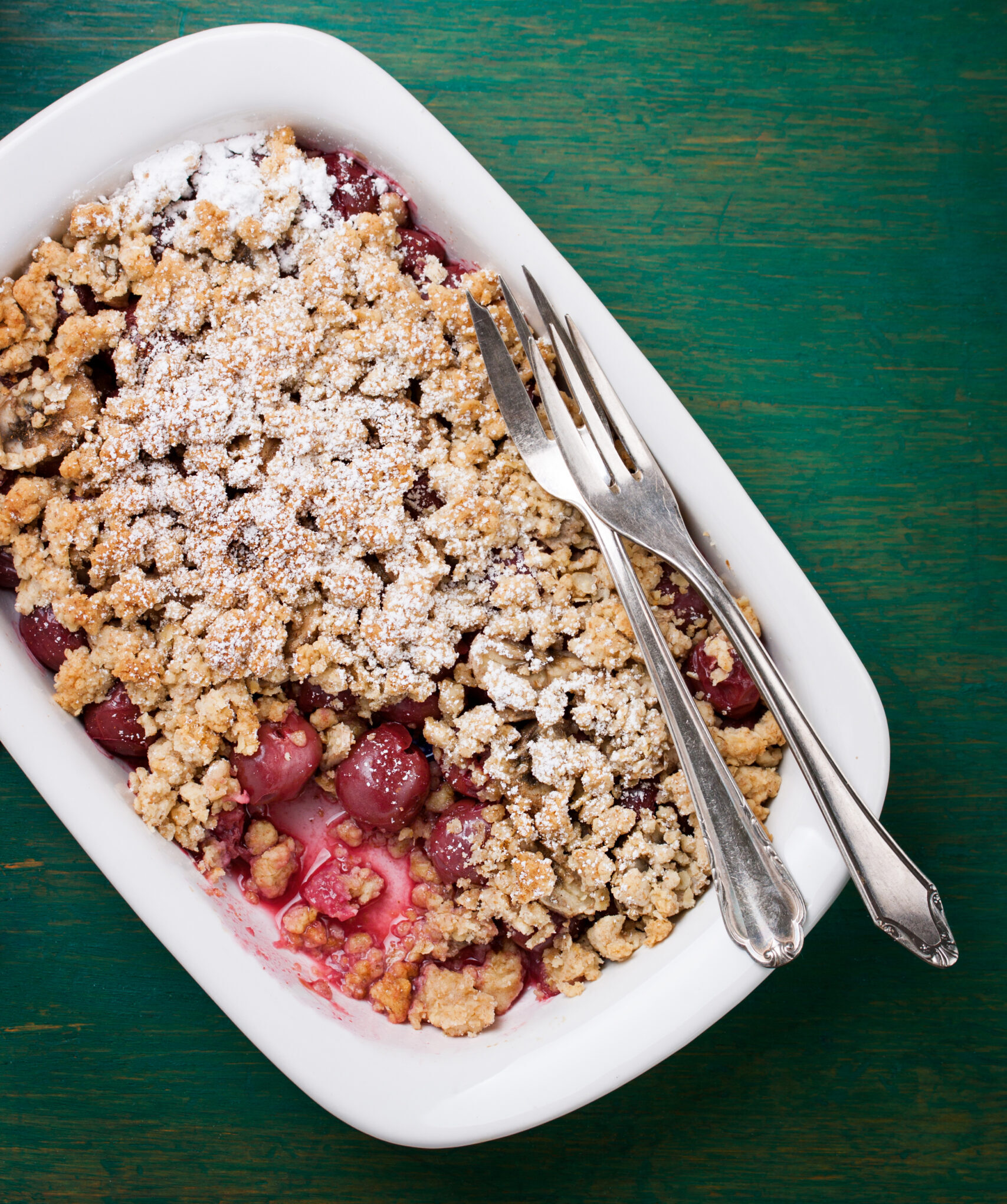 pear and rhubarb cobbler