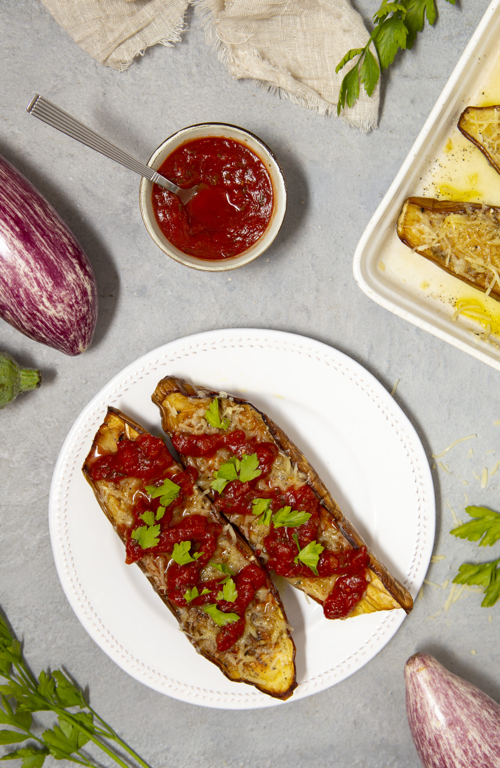 Air Fryer Eggplant Parmesan