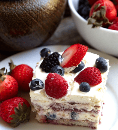 Mixed Berry Tiramisu
