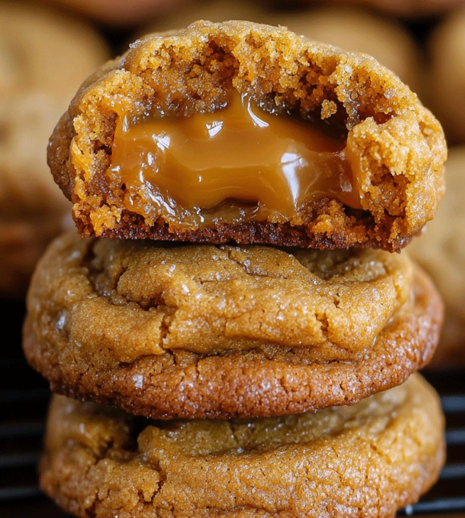 Gooey Caramel-Stuffed Cookies Recipe