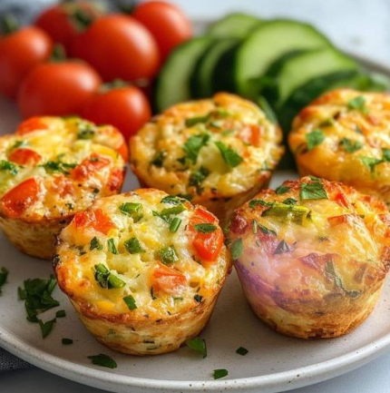 Vegetable Omelet Muffins for Kids Recipe