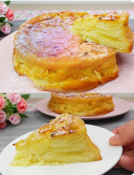 More Apples Than Dough! Super Creamy Apple Pie! Cake in 5 Minutes