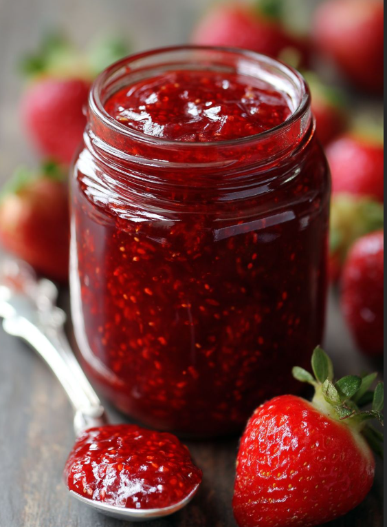 homemade strawberry jam