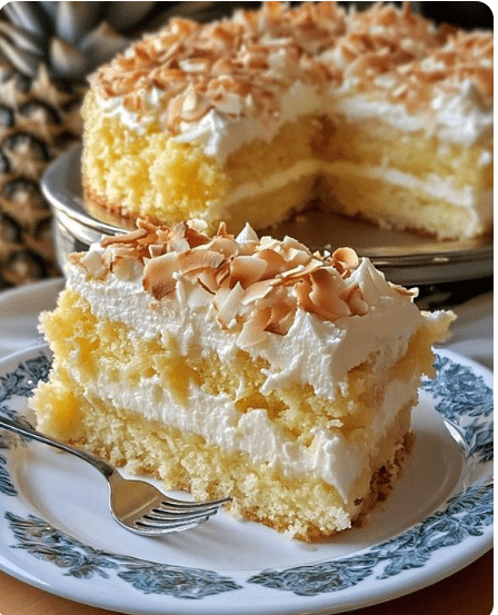 Pineapple Coconut Dream Cake