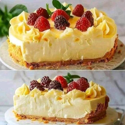 Elegant White Chocolate Raspberry Cheesecake