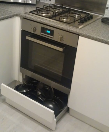 What the Drawer Under Your Stove Is Really Fo