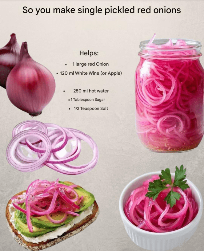 Homemade Pickled Red Onions