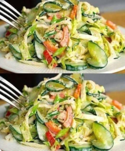 Eat Cucumber Salad for Dinner Every Day and You Will Lose Belly Fat