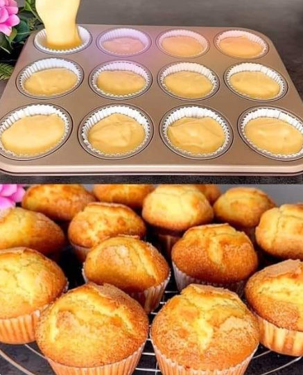 super fluffy homemade muffins