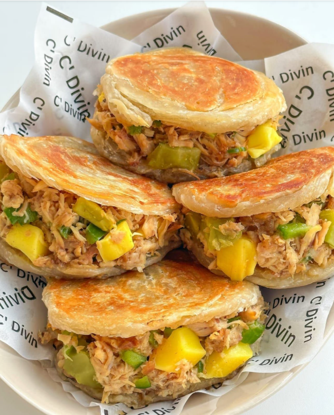 Easy Halal Chicken Mango Roti Pockets Recipe