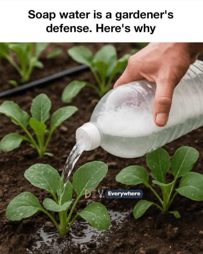 Soap Water Is a Gardener’s Defense