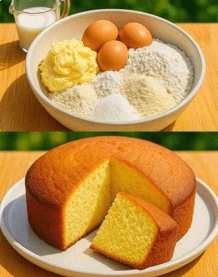 Powdered Milk Cake No Wheat Flour with 3 Ingredients