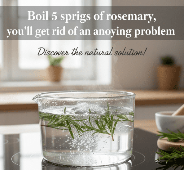 Boil 5 Sprigs of Rosemary