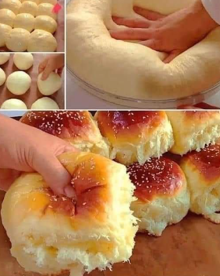 Milk Brioche Rolls