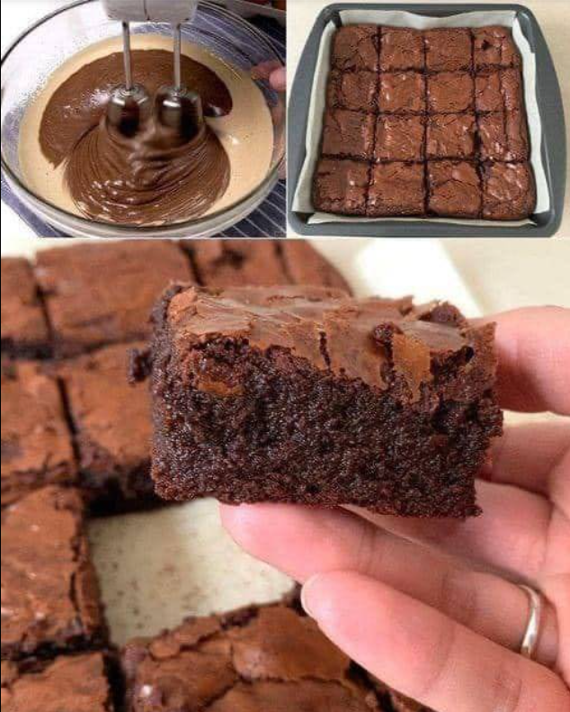 Double chocolate brownies