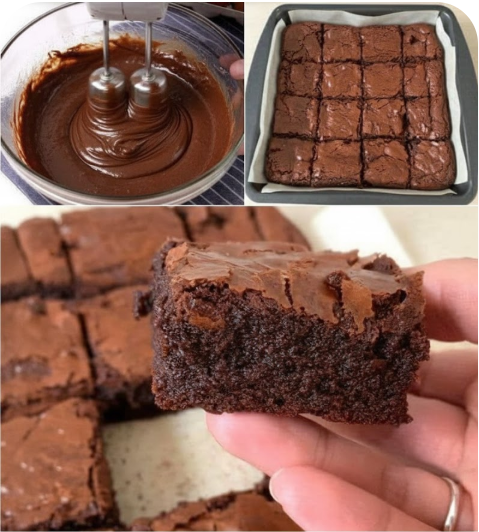 Double chocolate brownies