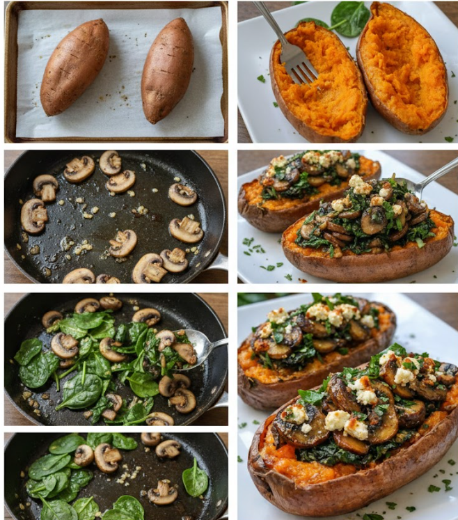 Stuffed Sweet Potatoes 