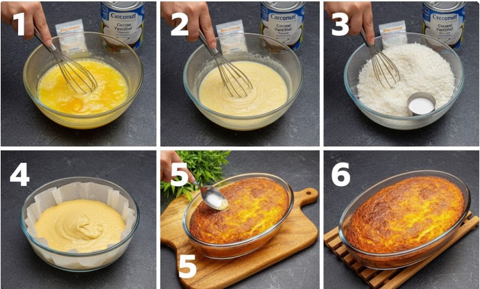 Coconut cake in 5 minutes