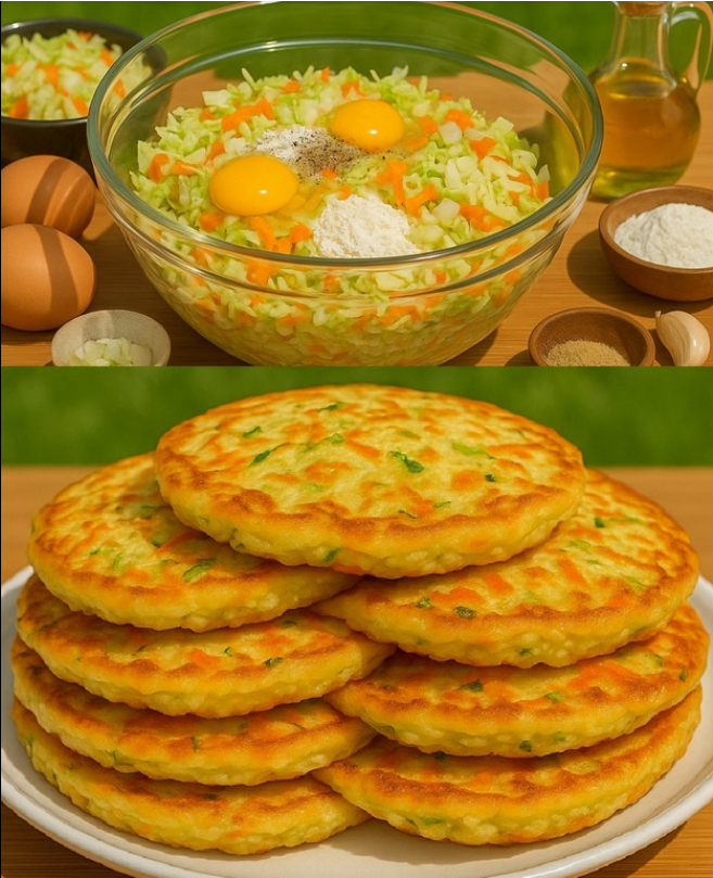 Crispy Cabbage Pancakes