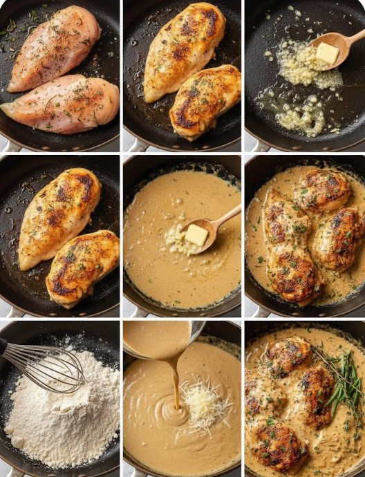 Creamy garlic chicken without heavy cream