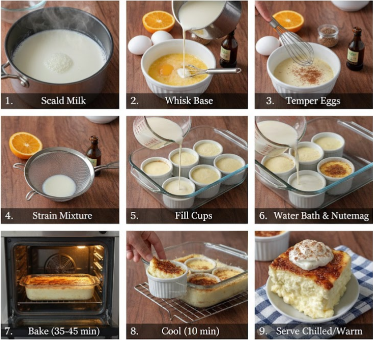 Silky Amish Baked Custard : The Ultimate Comfort Dessert Recipe