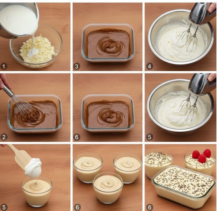 Creamy White Chocolate Mousse