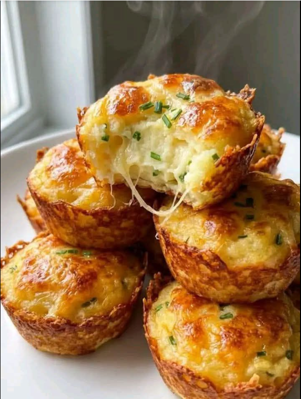 Cheesy Mashed Potato Puffs