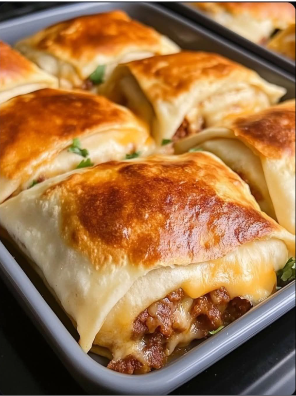 Loaded Cheesy Pocket Tacos