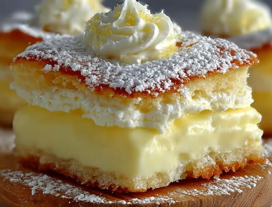 Vanilla Custard Cream Square