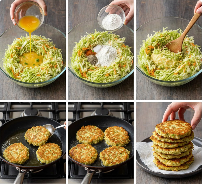 I cook cabbage with eggs like this every day 