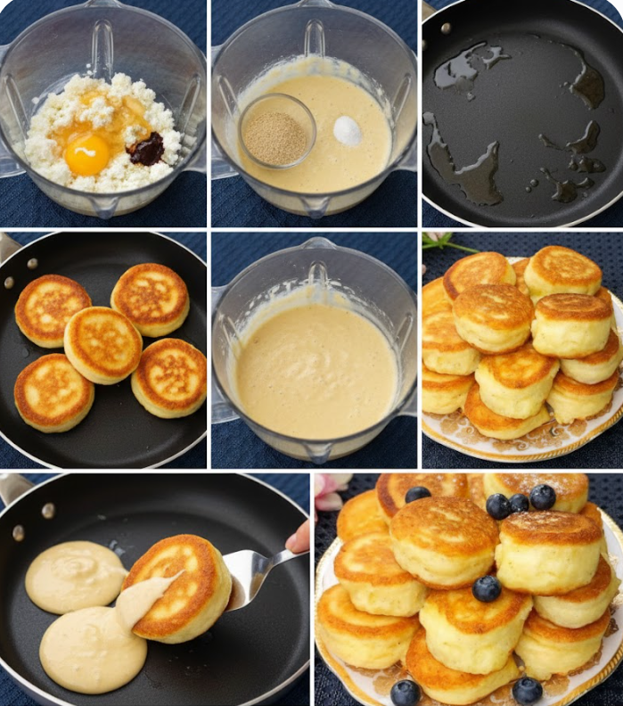 Flourless Pancakes in 10 Minutes