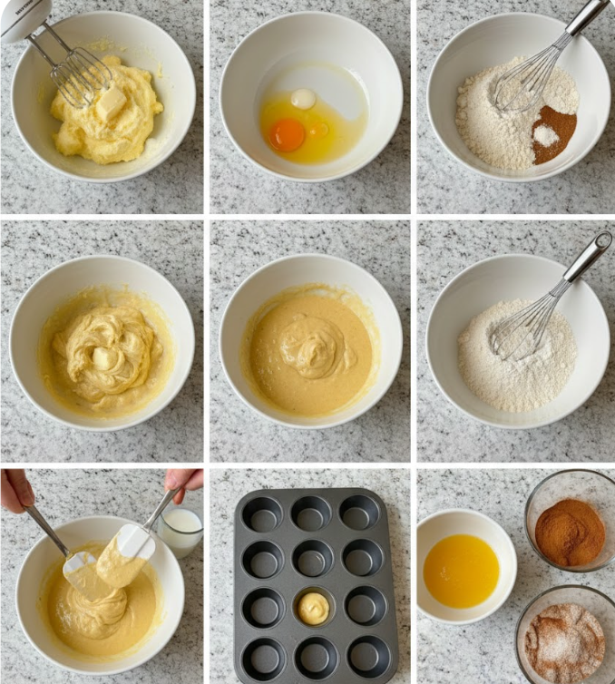 Cinnamon Sugar Donut Muffins